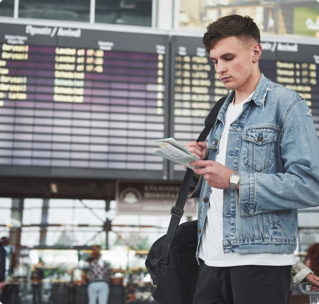 checking his flight claim rights